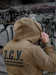 Кофта флисовая с капюшоном крест ВСУ хаки